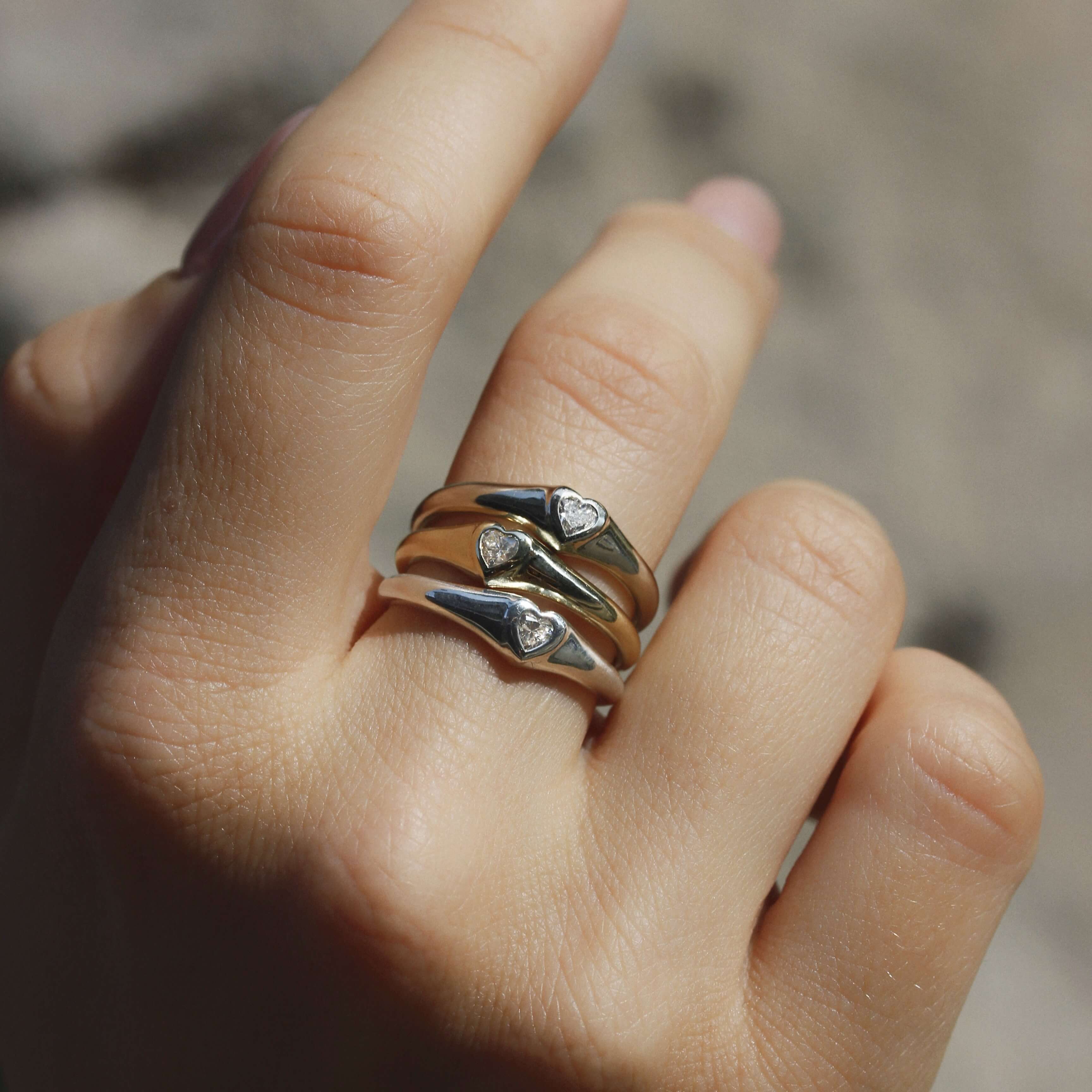 טבעת סלסט יהלום מעבדה כסף 925 - Image 8