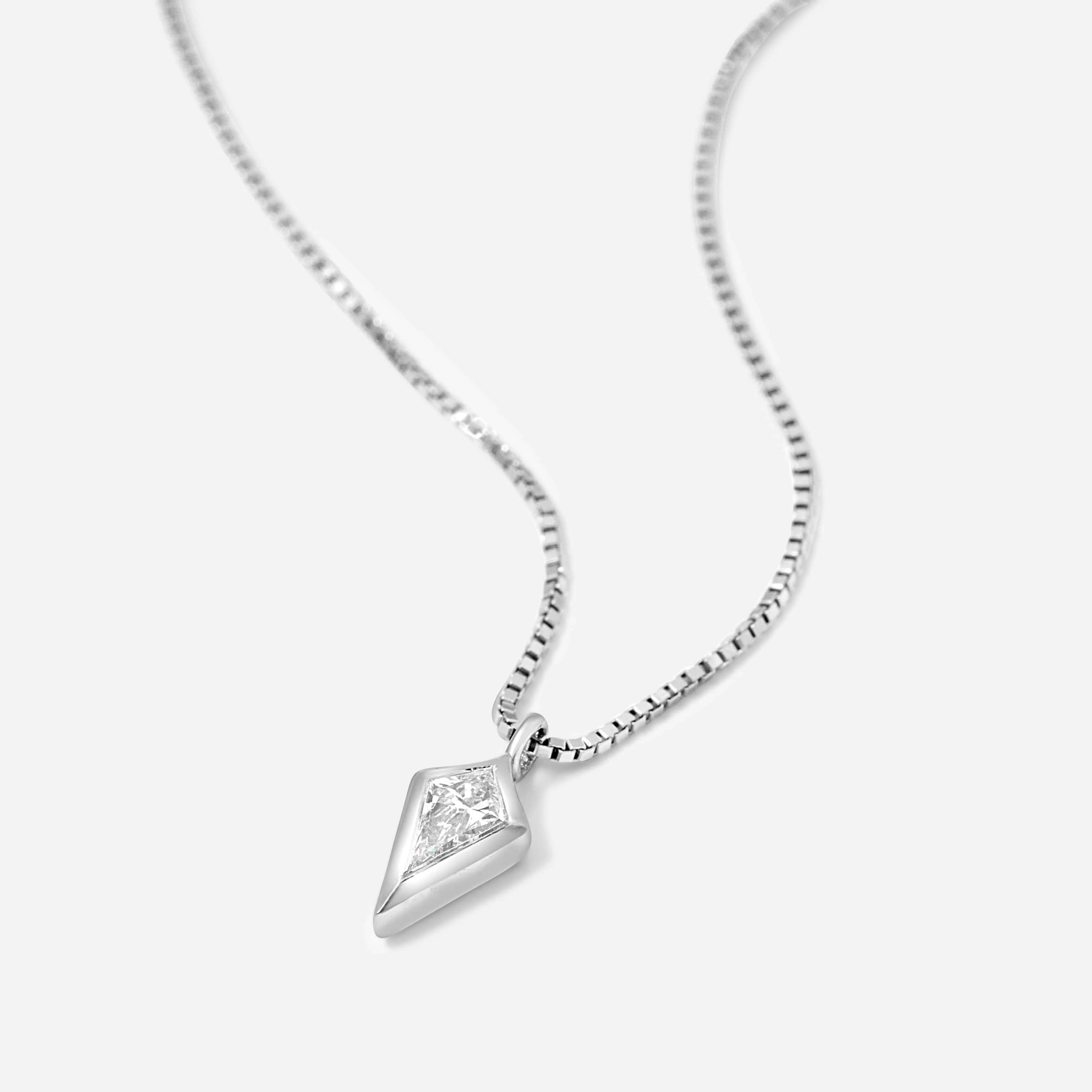 שרשרת נינה יהלום מעבדה זהב 14K - Image 9