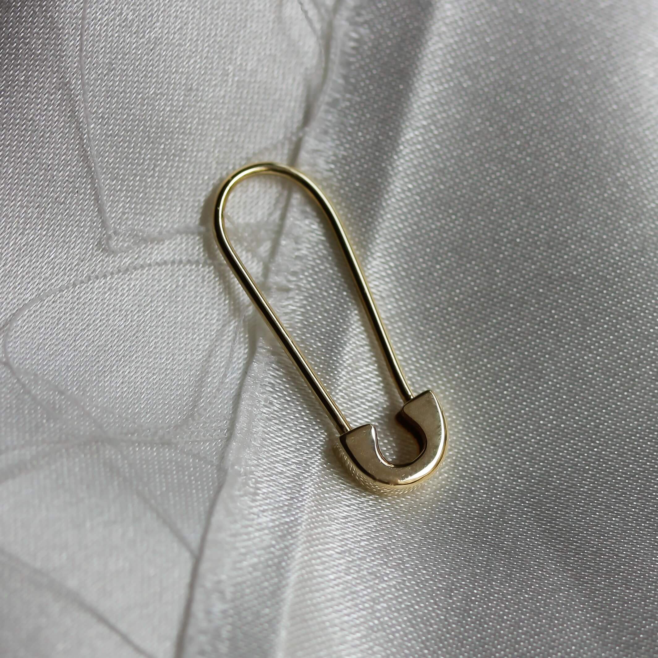 עגילי סייפטי זהב 14K - Image 6