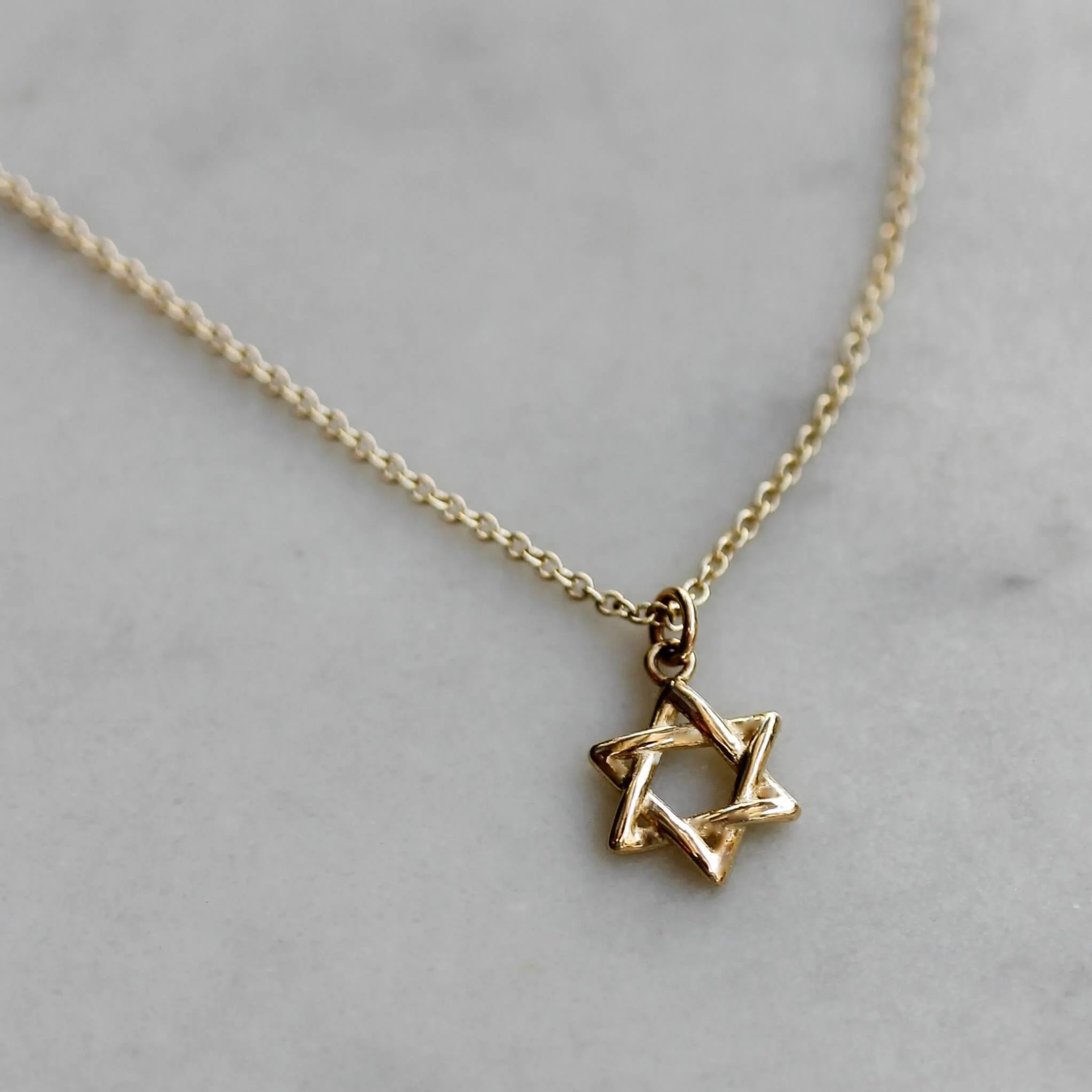 שרשרת מגן דוד זהב 14K - Image 8