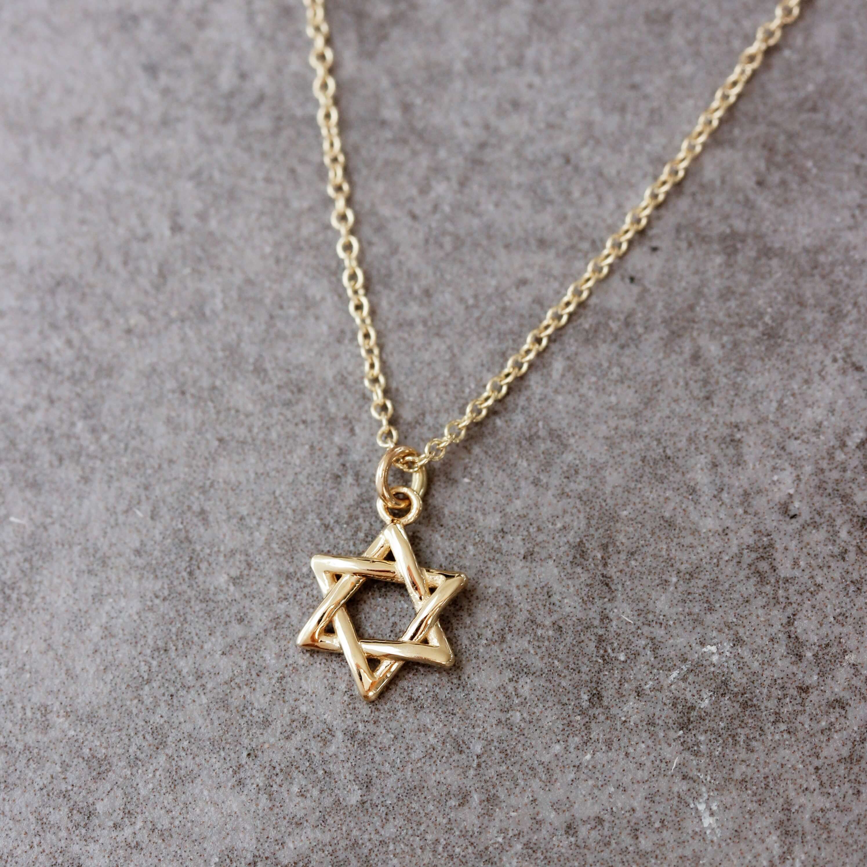 שרשרת מגן דוד זהב 14K - Image 12